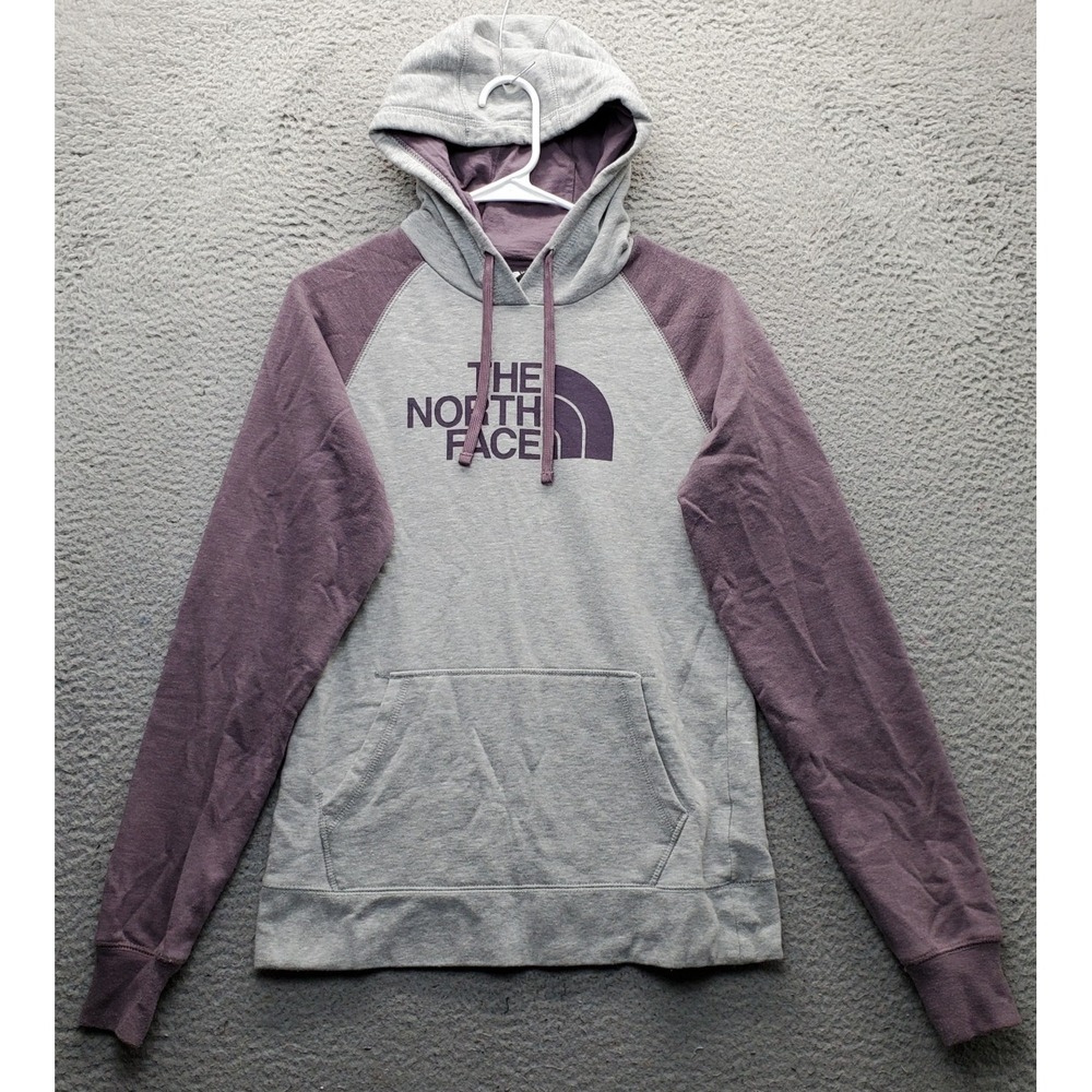 The North Face Fave Half Dome Pullover Hoodie Womens M Multi Kangaroo Pocket